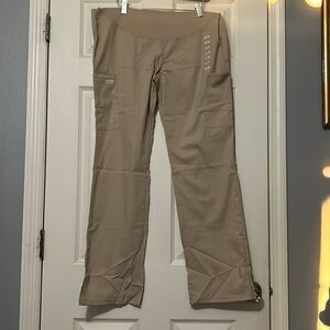 Cherokee workwear khaki cargo maternity pants size S